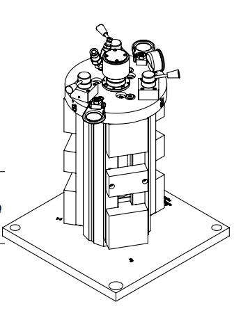 100mm液壓臺(tái)虎鉗立柱 3面式